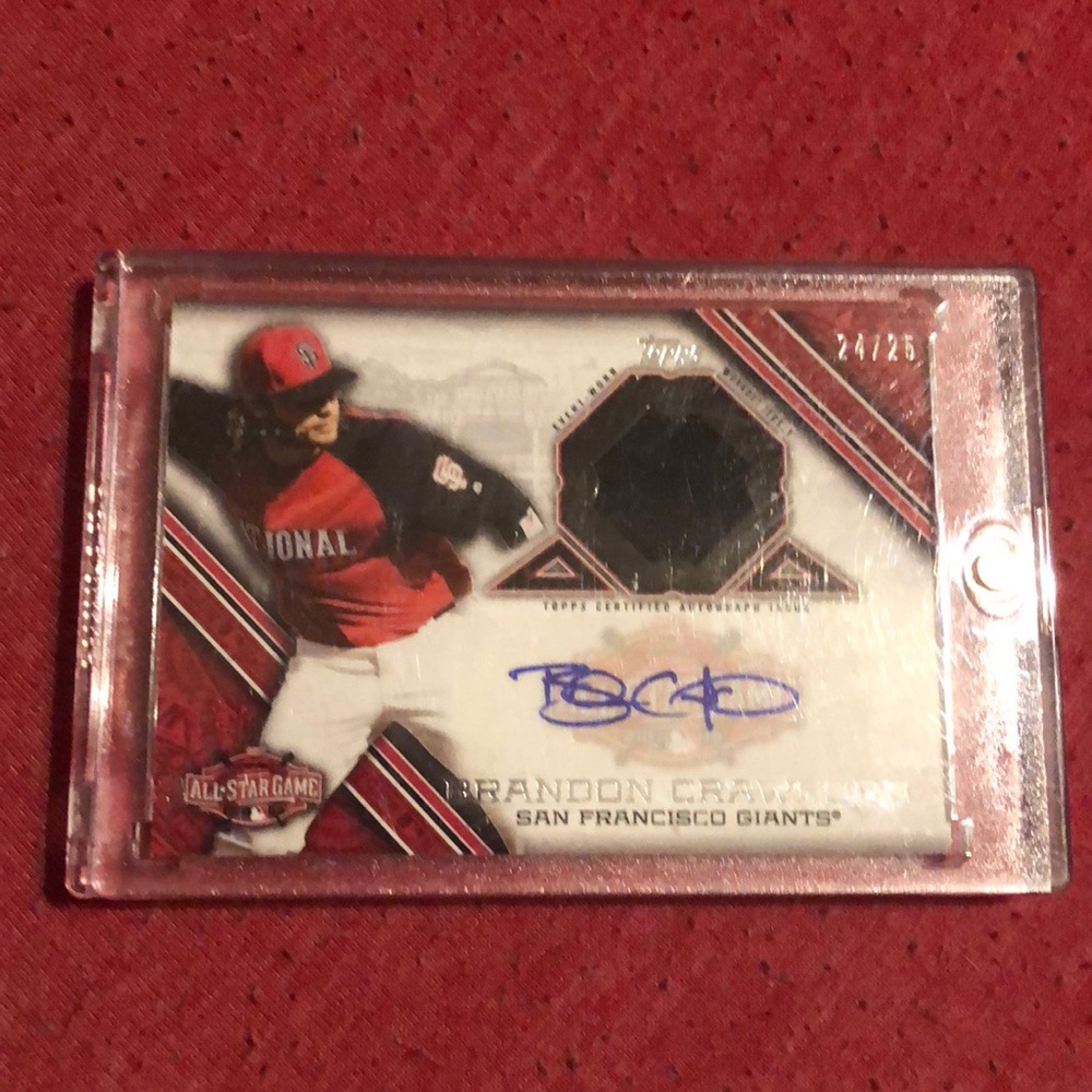 Brandon Crawford autographed card